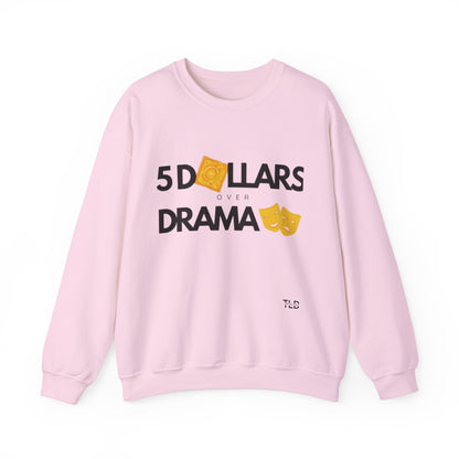 Women's 5 Dollar Over Drama | Heavy Blend™ Crewneck Sweatshirt