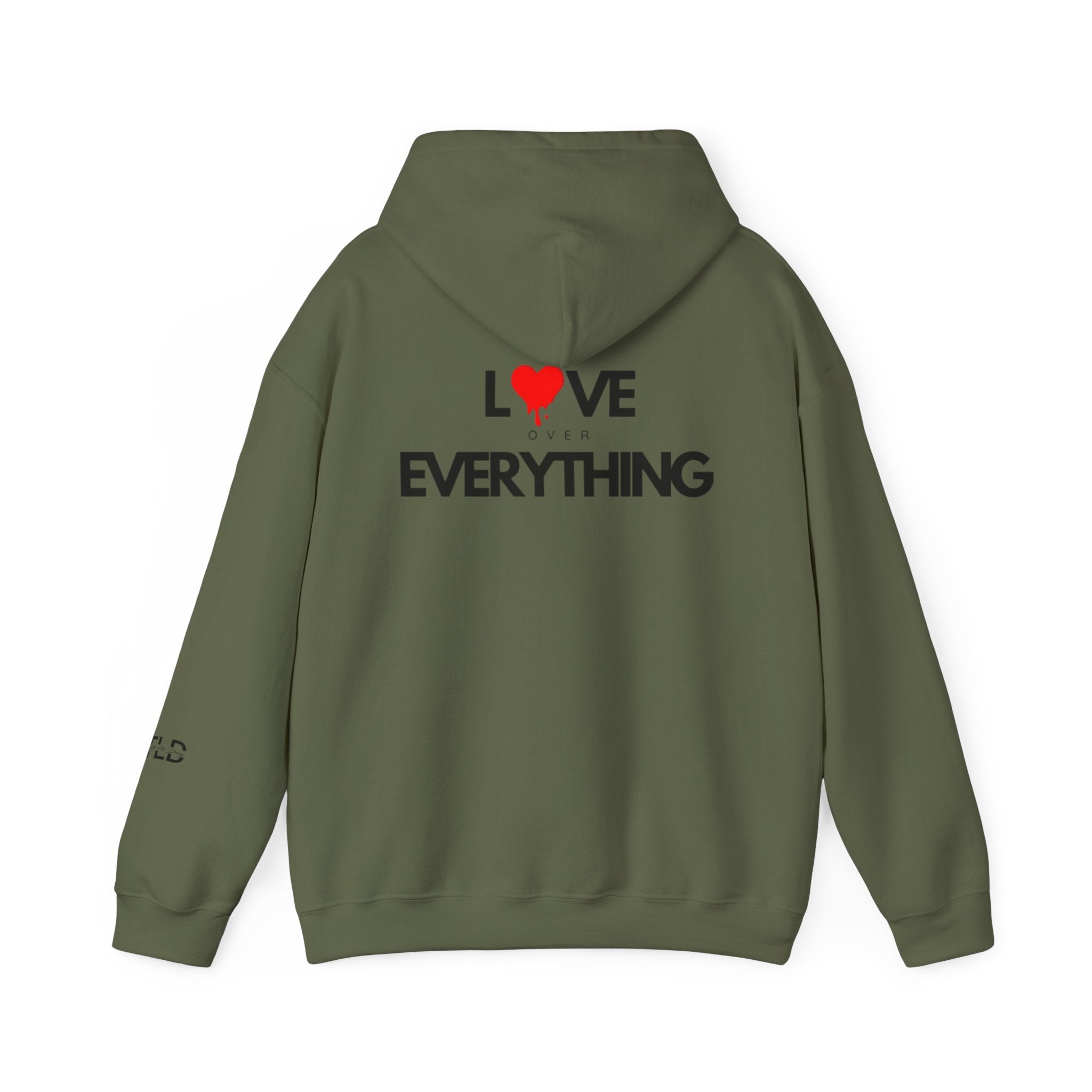 Love over Everything  TLD | Unisex Heavy Blend™ Hooded Sweatshirt