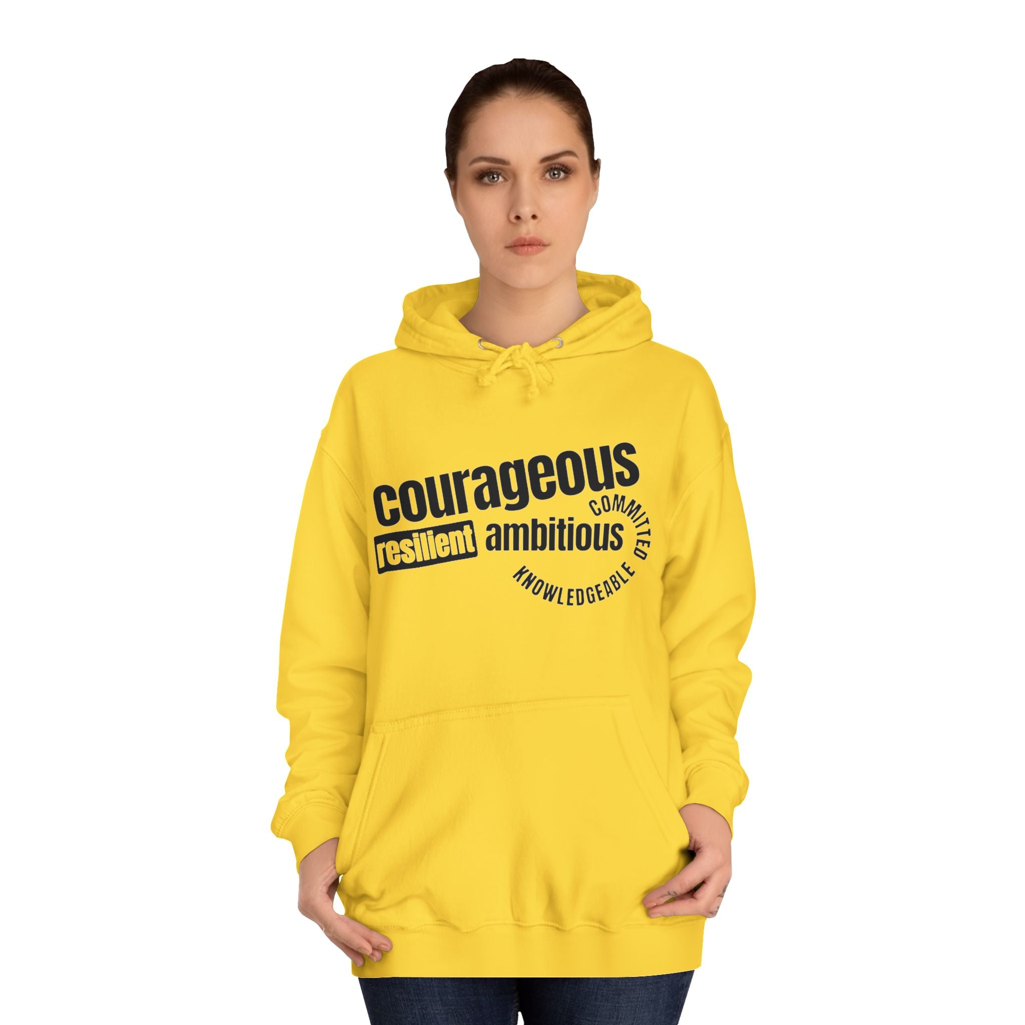 Courageous | Unisex College Hoodie