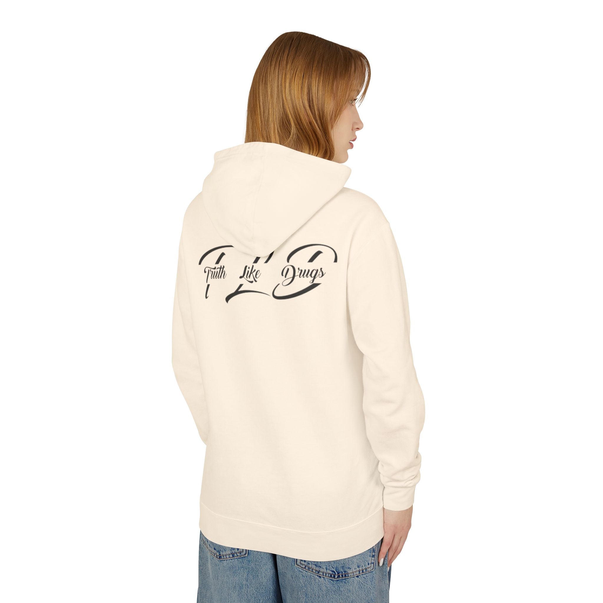 Women's Addicted to Substance Elements Hoodie - Fire | Unisex Lightweight Hooded Sweatshirt