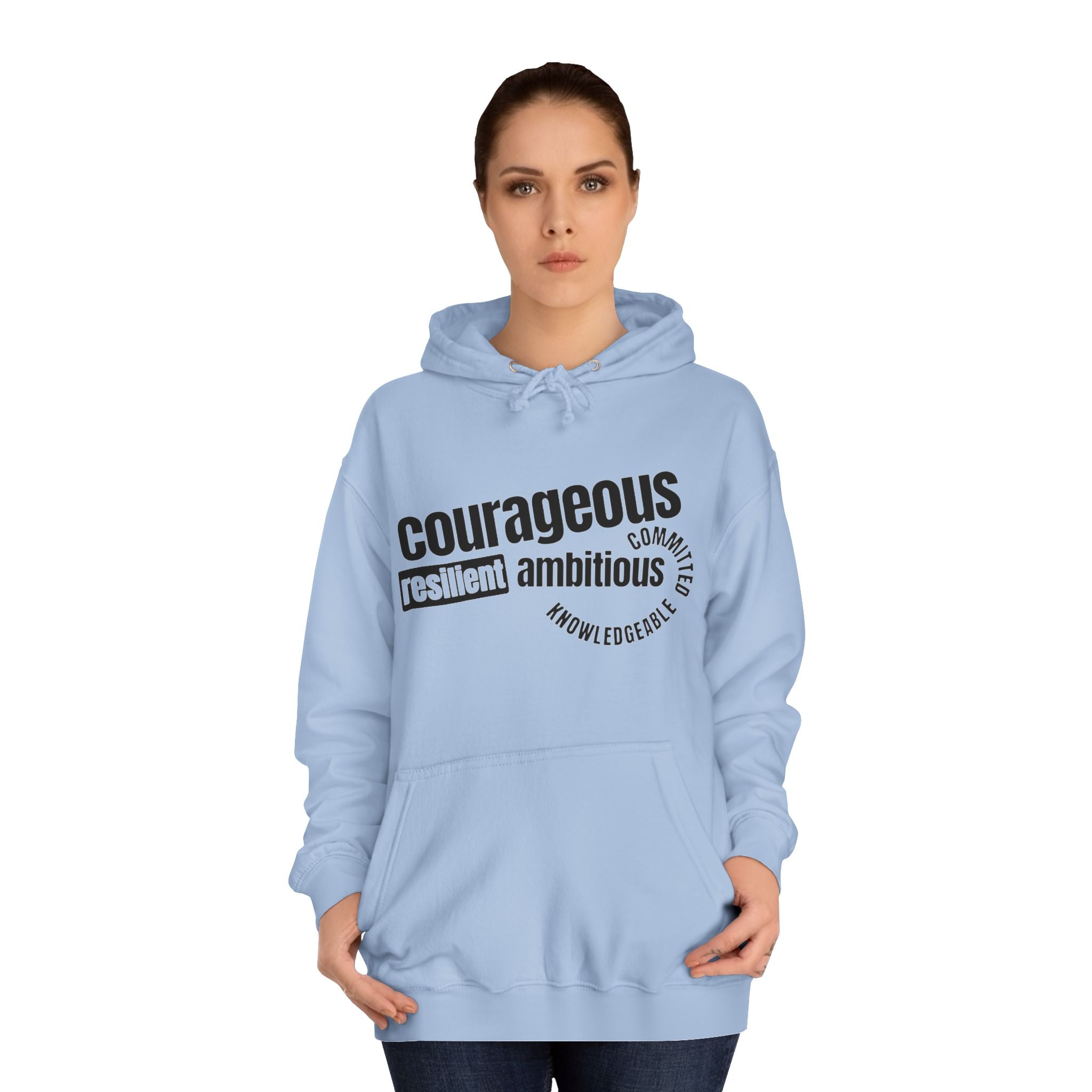 Courageous | Unisex College Hoodie