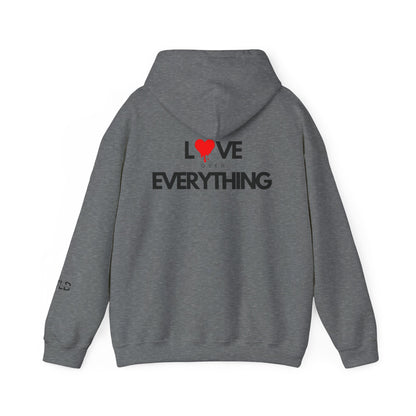 Love over Everything  TLD | Unisex Heavy Blend™ Hooded Sweatshirt