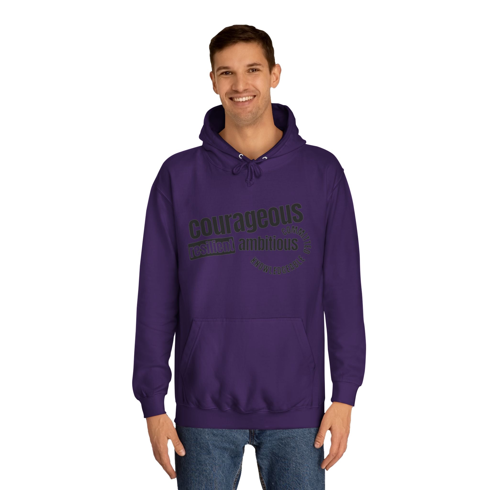 Courageous | Unisex College Hoodie