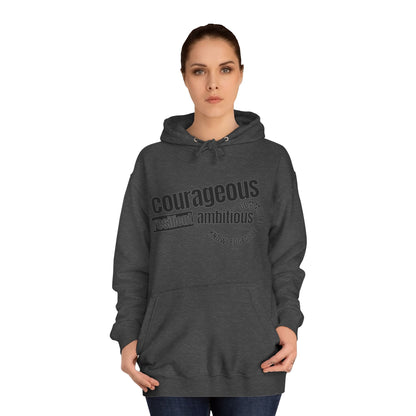 Courageous | Unisex College Hoodie