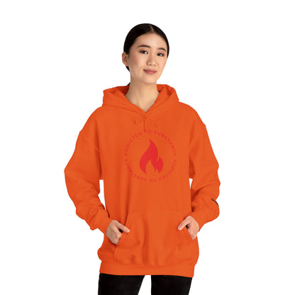 Women's Addicted To Substance Elements 2 Hoodie (Fire) | Heavy Blend™ Hooded Sweatshirt