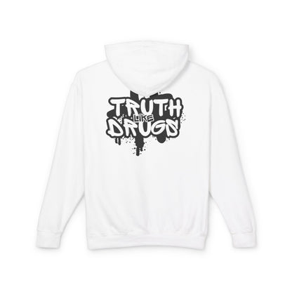 Truth Like Drugs | Unisex Lightweight Hooded Sweatshirt