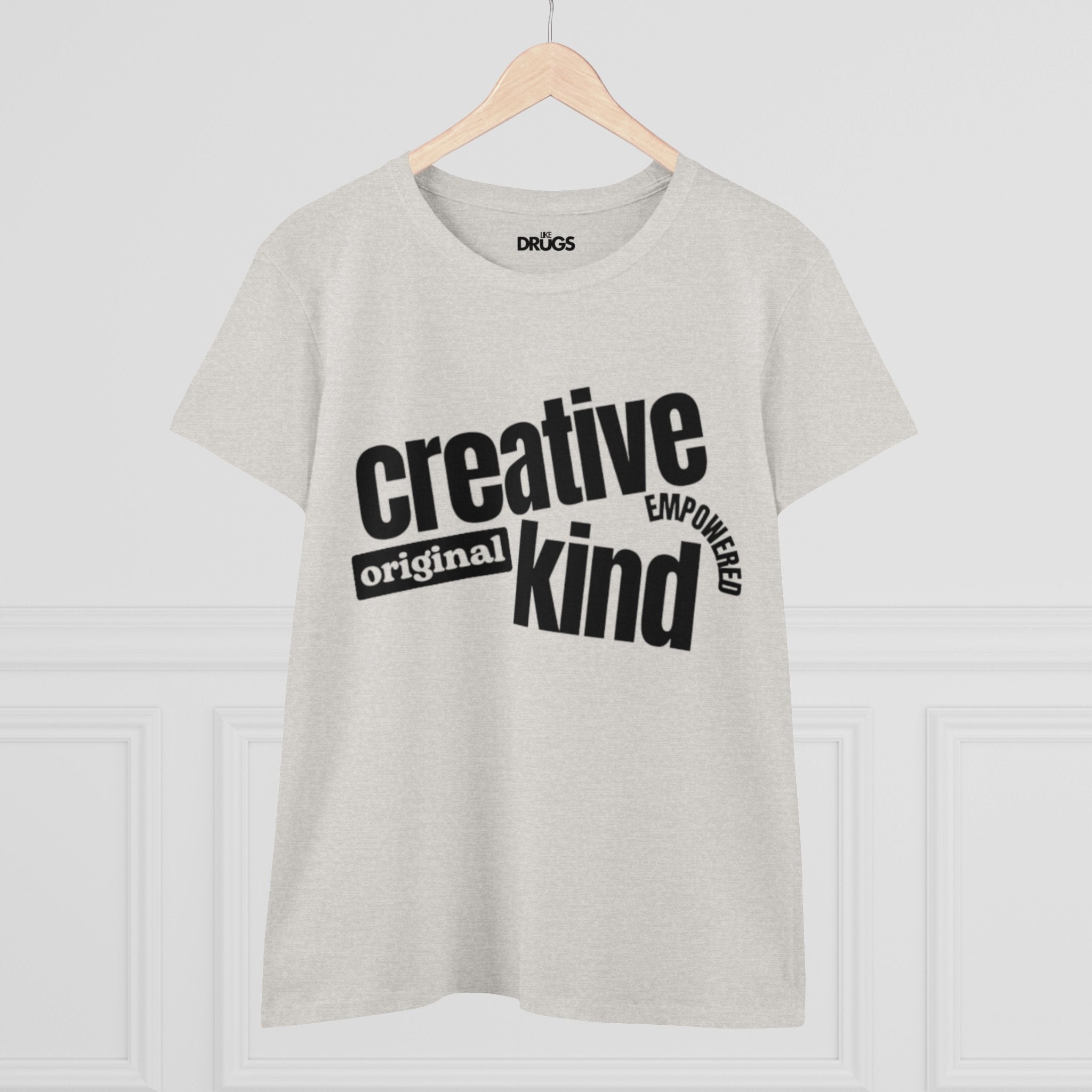 Creative Original Kind Empowered | Women's Midweight Cotton Tee