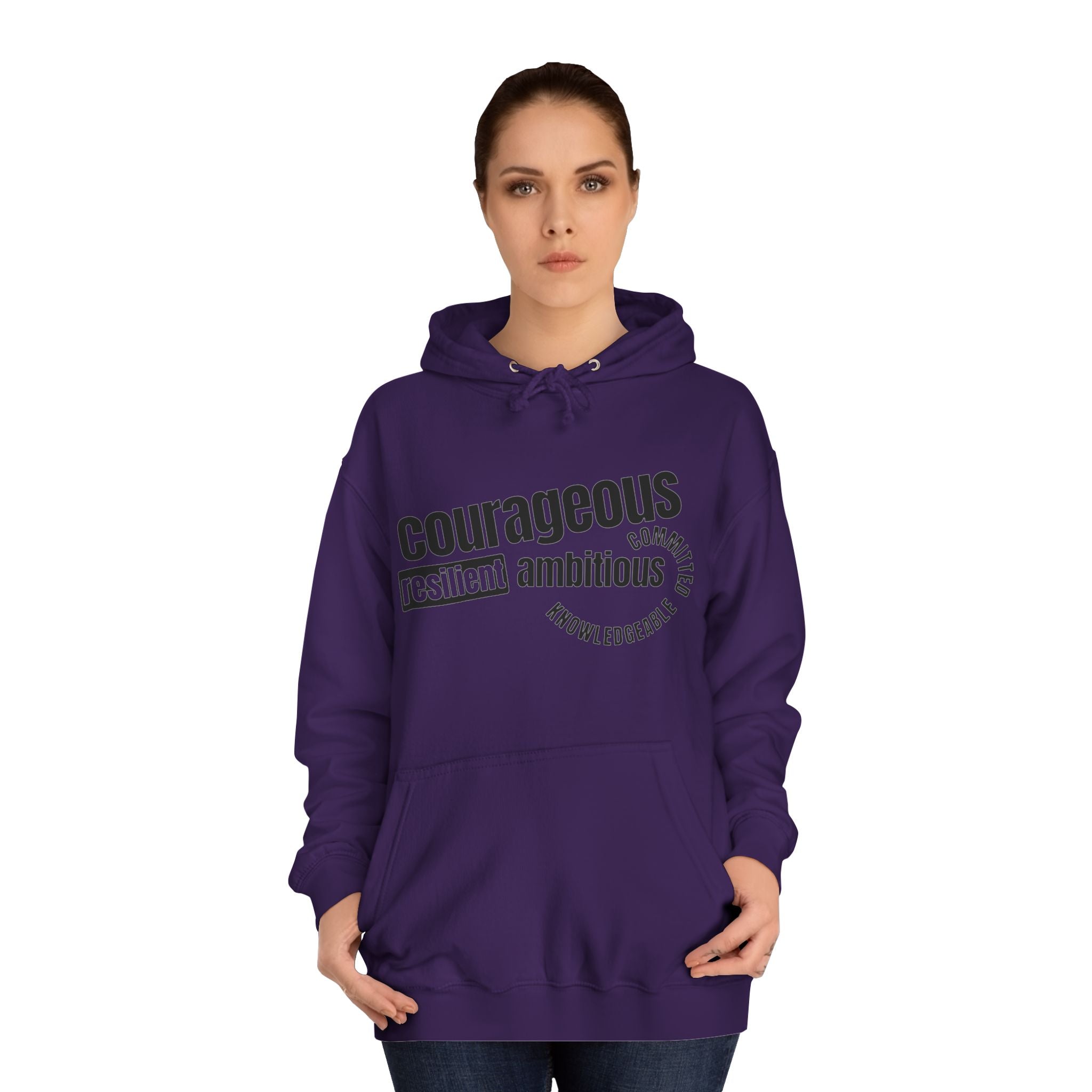 Courageous | Unisex College Hoodie