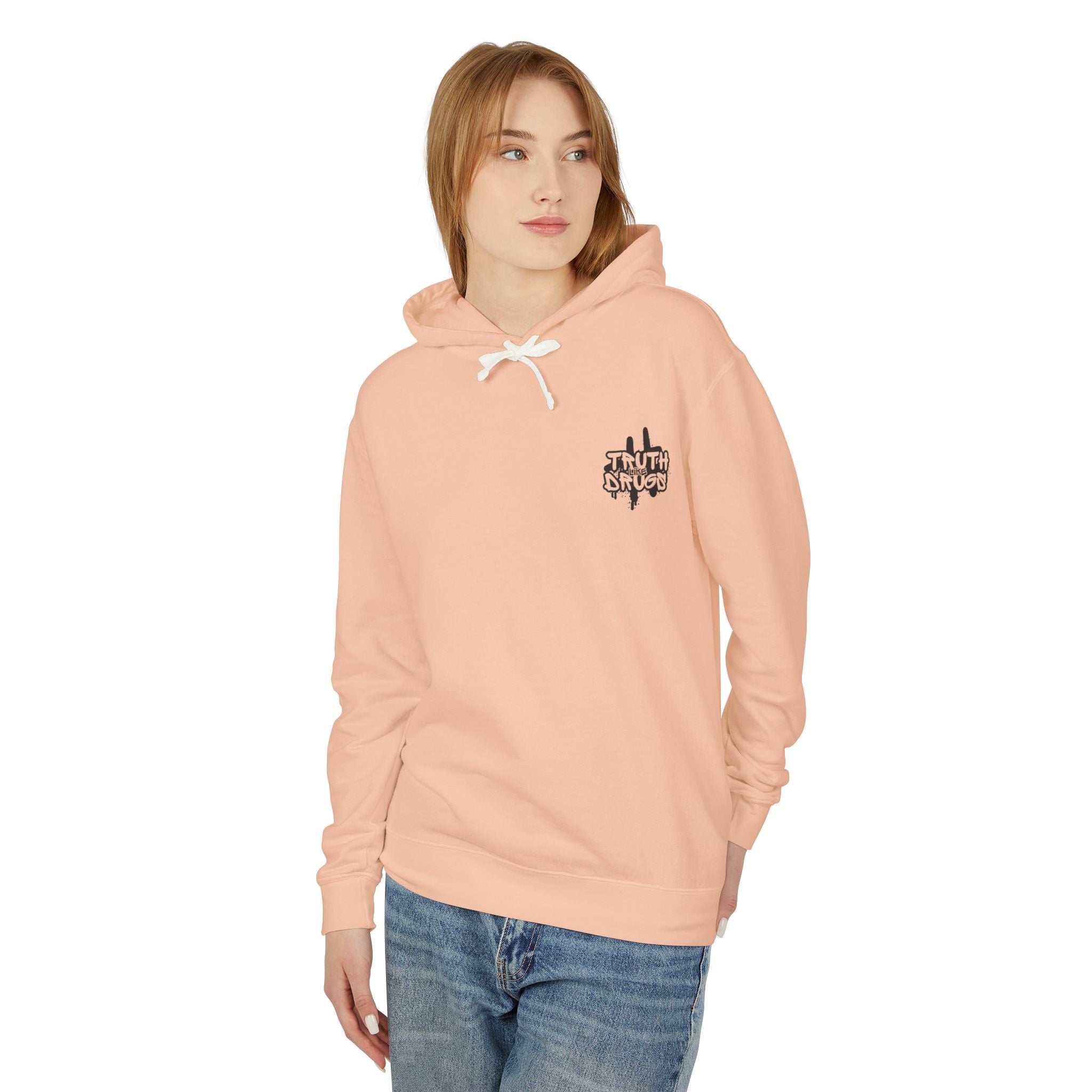 Truth Like Drugs | Unisex Lightweight Hooded Sweatshirt