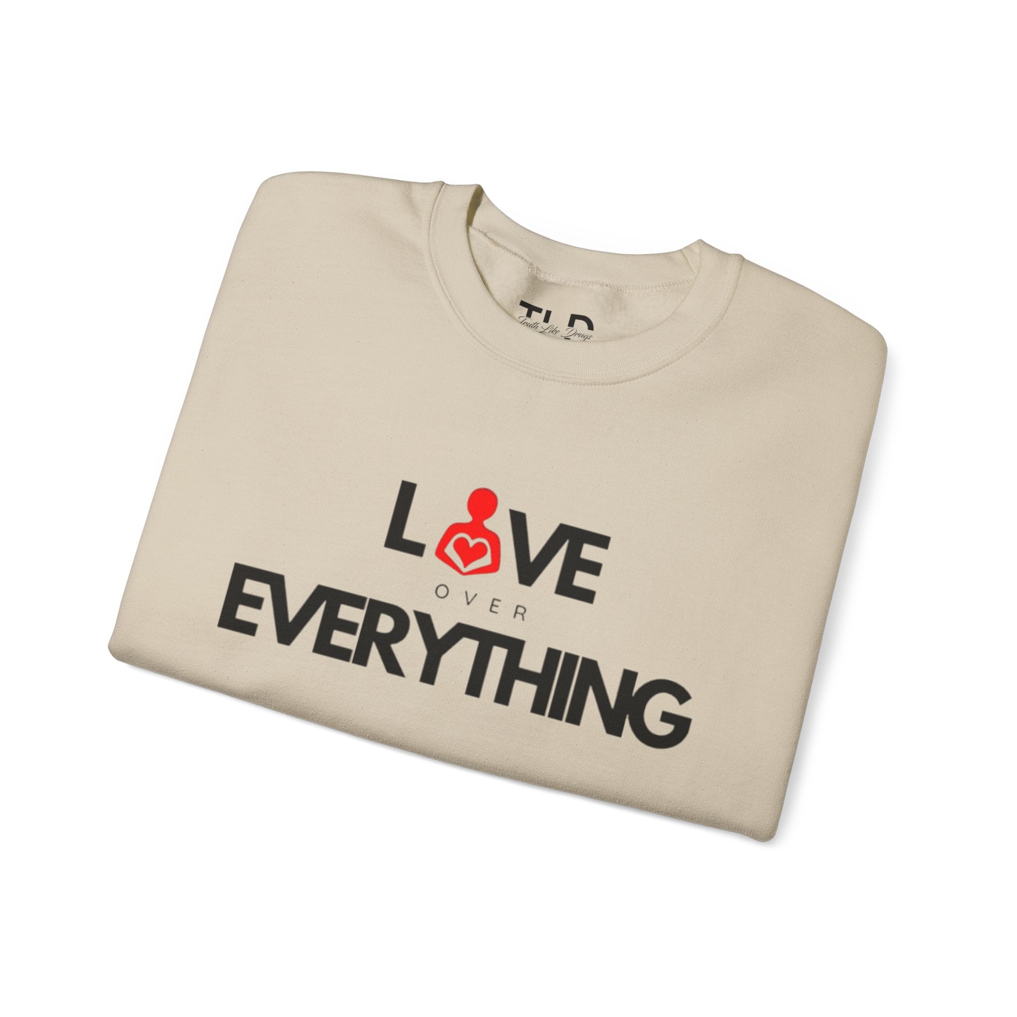 Love Over Everything  | Unisex Heavy Blend™ Crewneck Sweatshirt