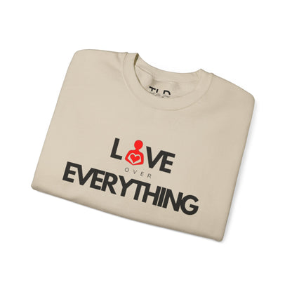 Love Over Everything  | Unisex Heavy Blend™ Crewneck Sweatshirt