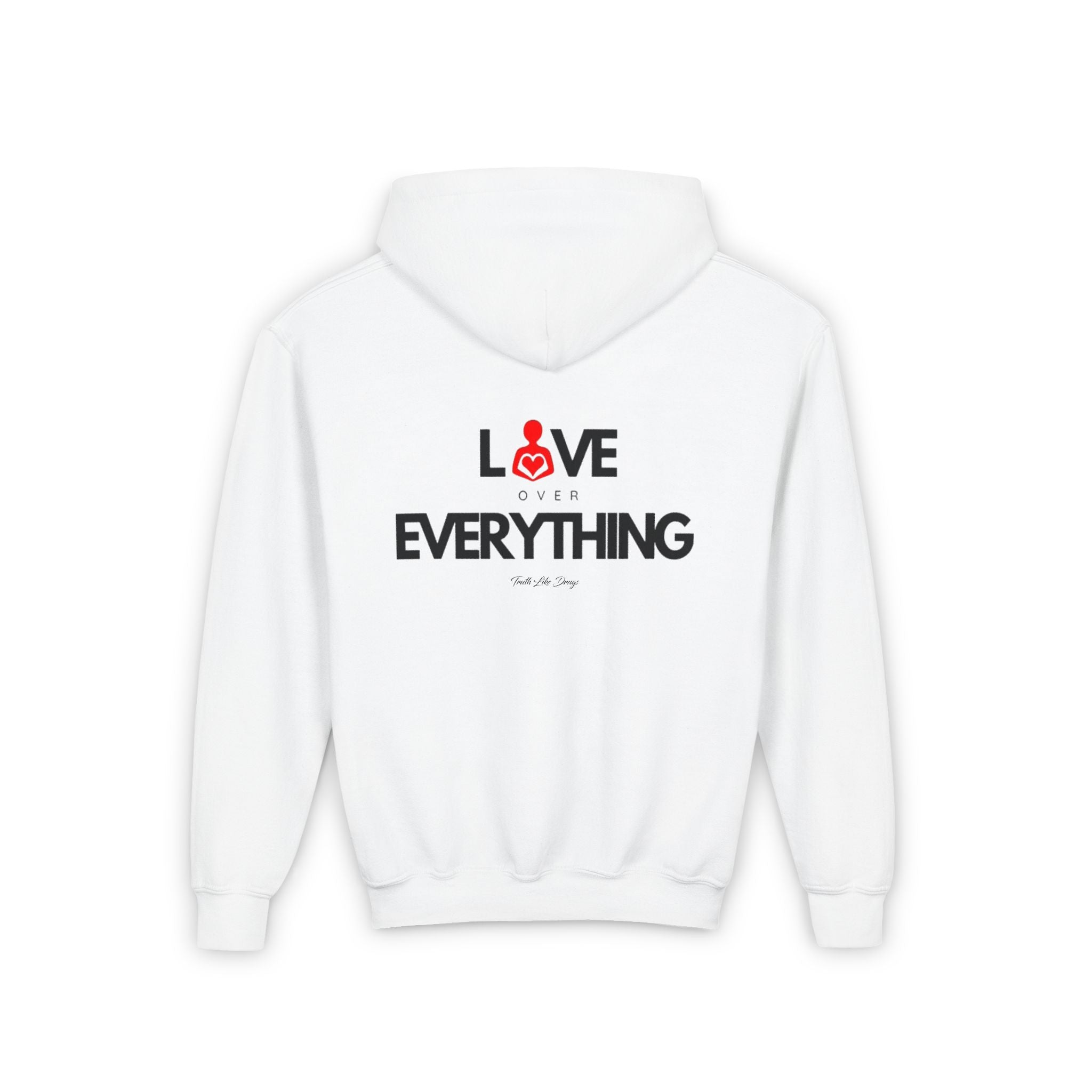 Love Over Everything | Youth Heavy Blend Hooded Sweatshirt