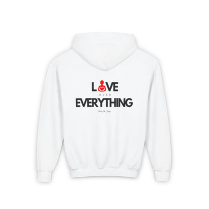 Love Over Everything | Youth Heavy Blend Hooded Sweatshirt