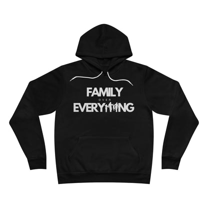 Family Over Everything | Unisex Sponge Fleece Pullover Hoodie (White)