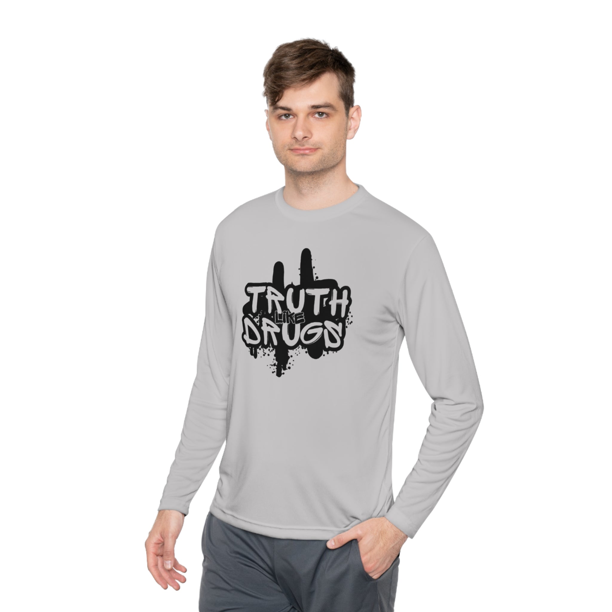 Truth Like Drugs Graffiti | Unisex Lightweight Long Sleeve Tee