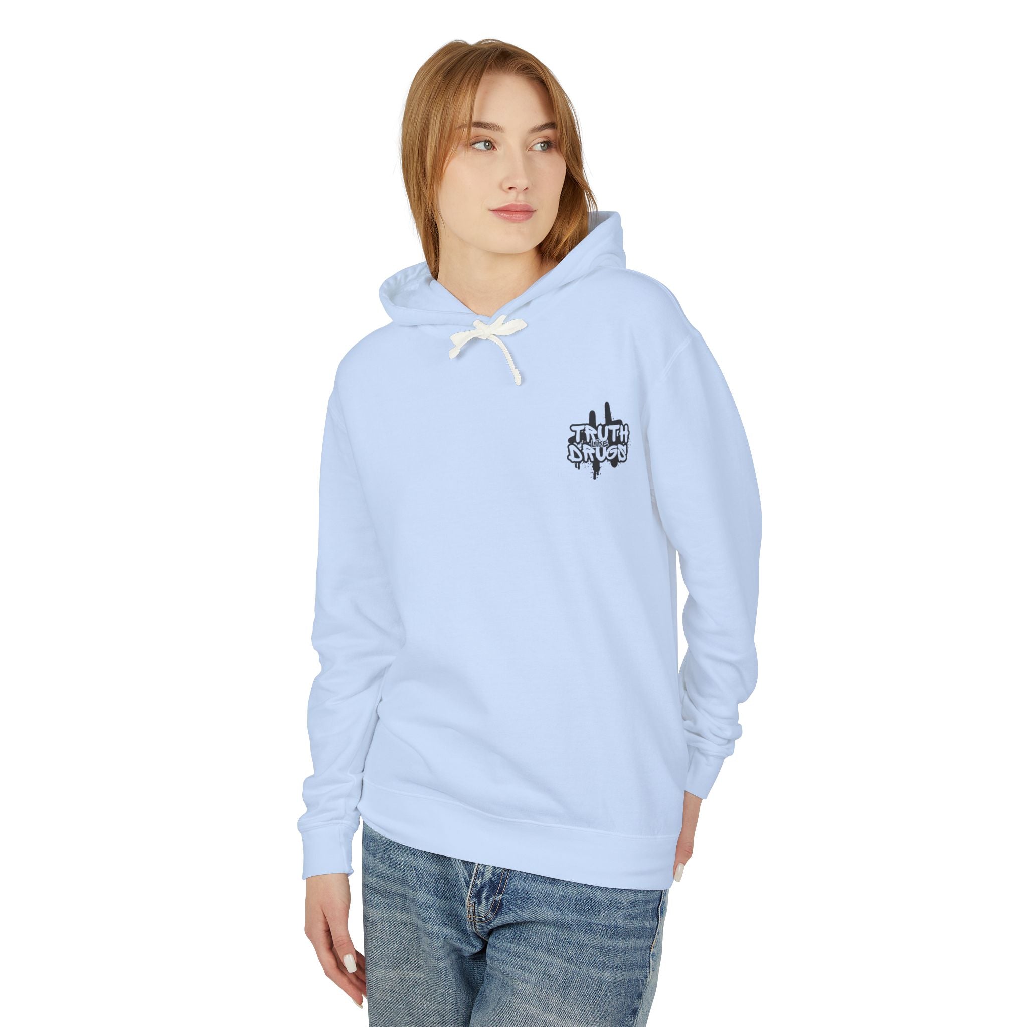 Truth Like Drugs | Unisex Lightweight Hooded Sweatshirt