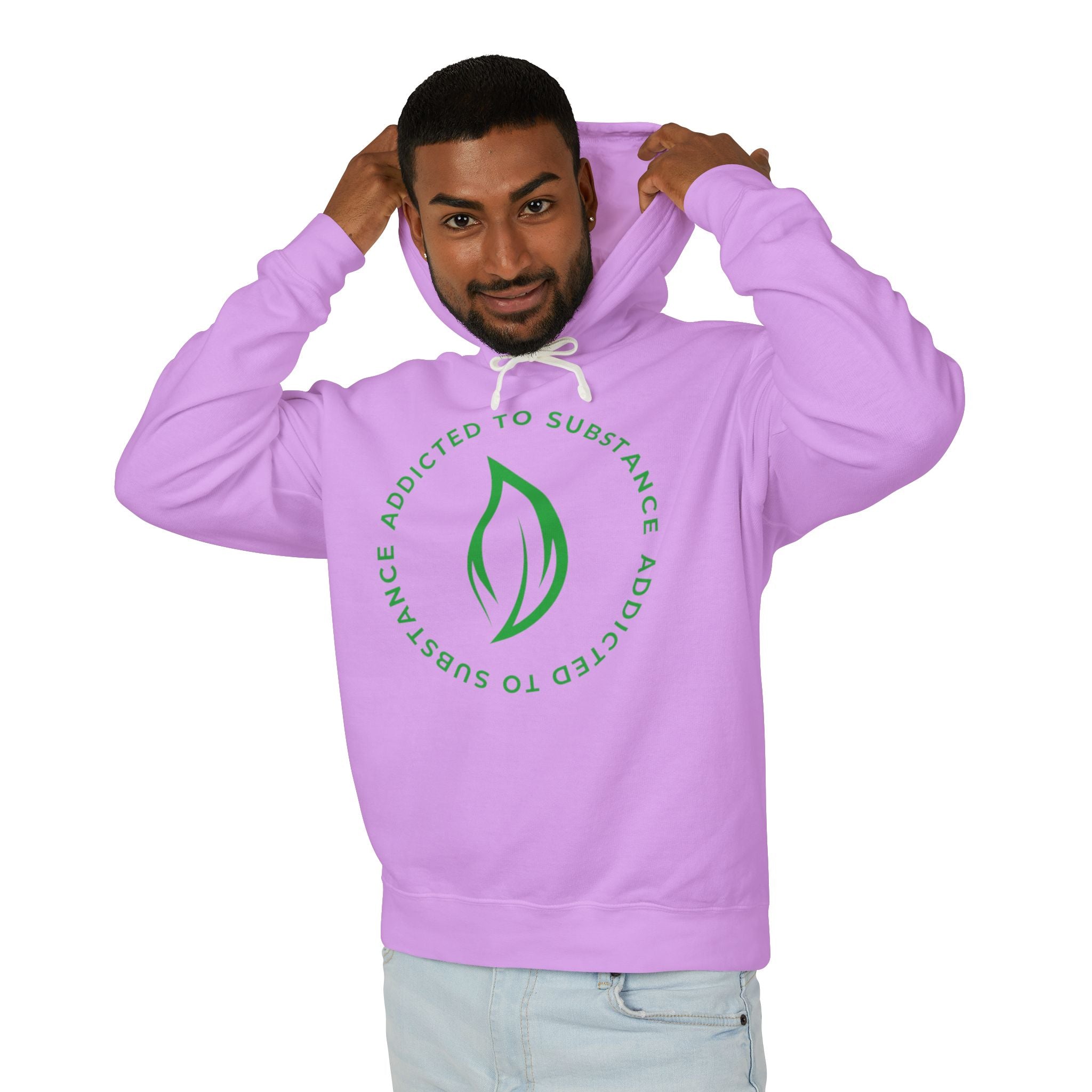 Men's Addicted To Substance Elements Hoodie - Earth | Lightweight Hooded Sweatshirt