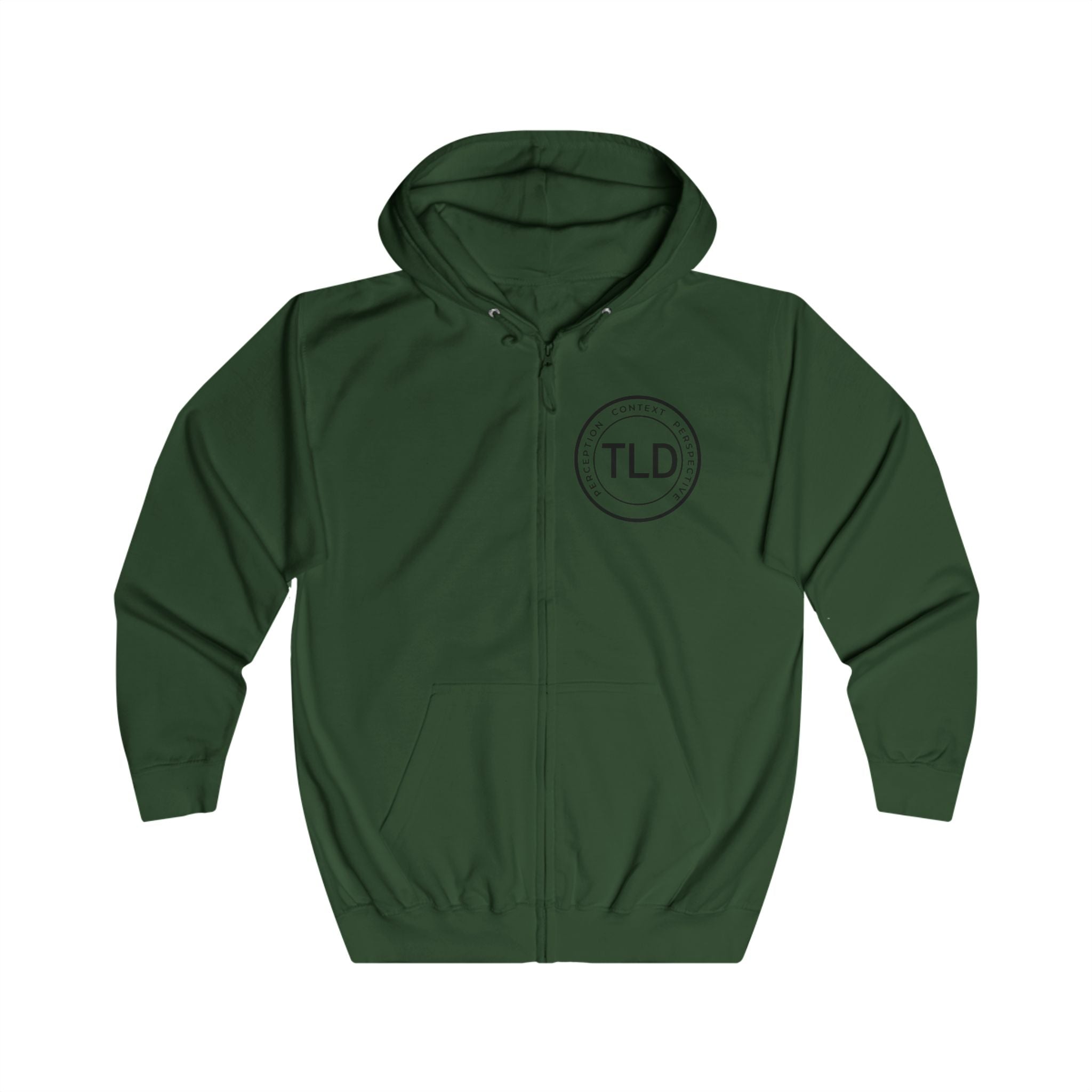 TLD Circle Addicted to Substance | Unisex Full Zip Hoodie