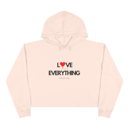 Love Over Everything | Crop Hoodie