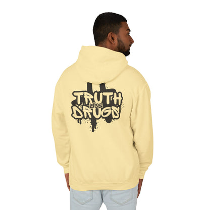 Truth Like Drugs | Unisex Lightweight Hooded Sweatshirt