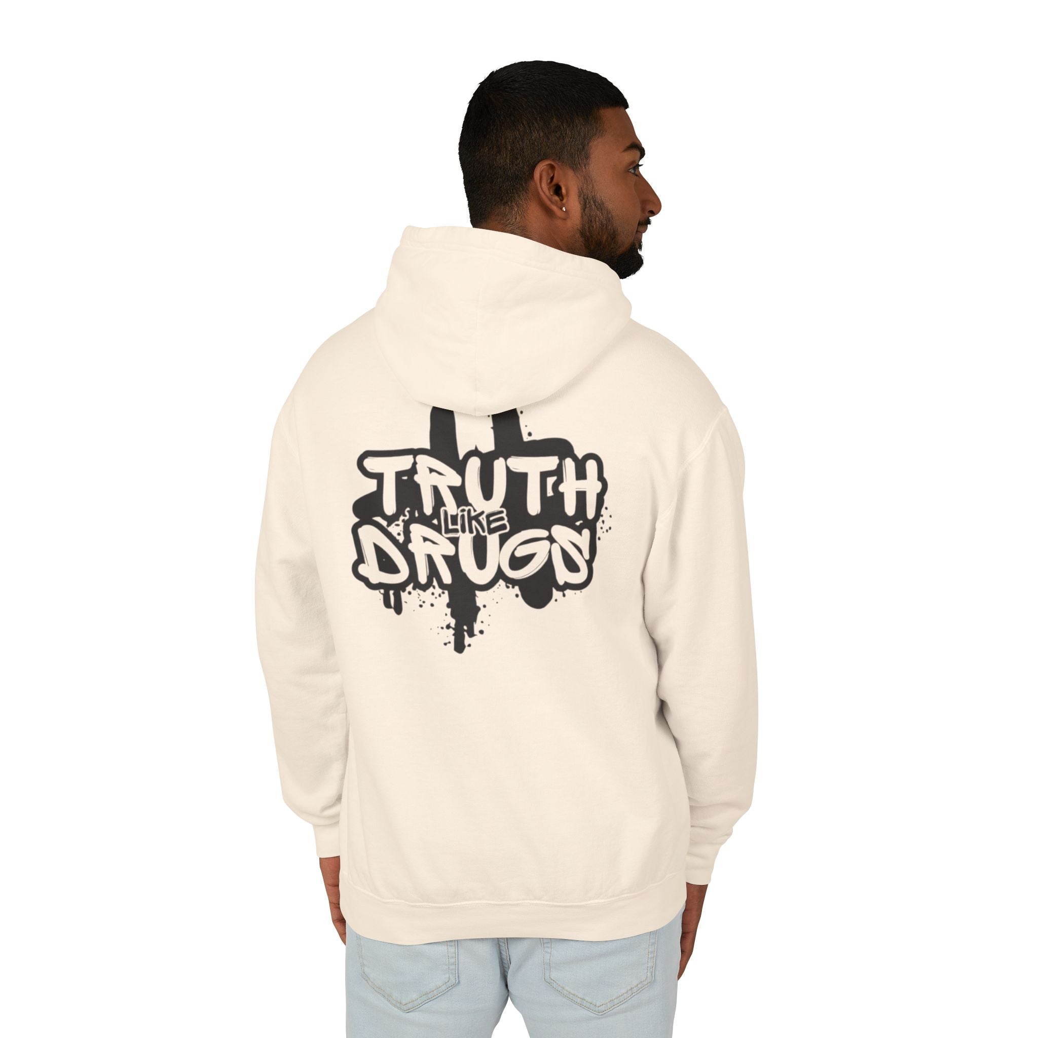 Truth Like Drugs | Unisex Lightweight Hooded Sweatshirt