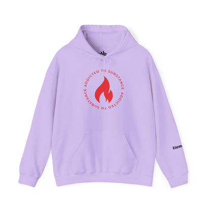 Women's Addicted To Substance Elements 2 Hoodie (Fire) | Heavy Blend™ Hooded Sweatshirt