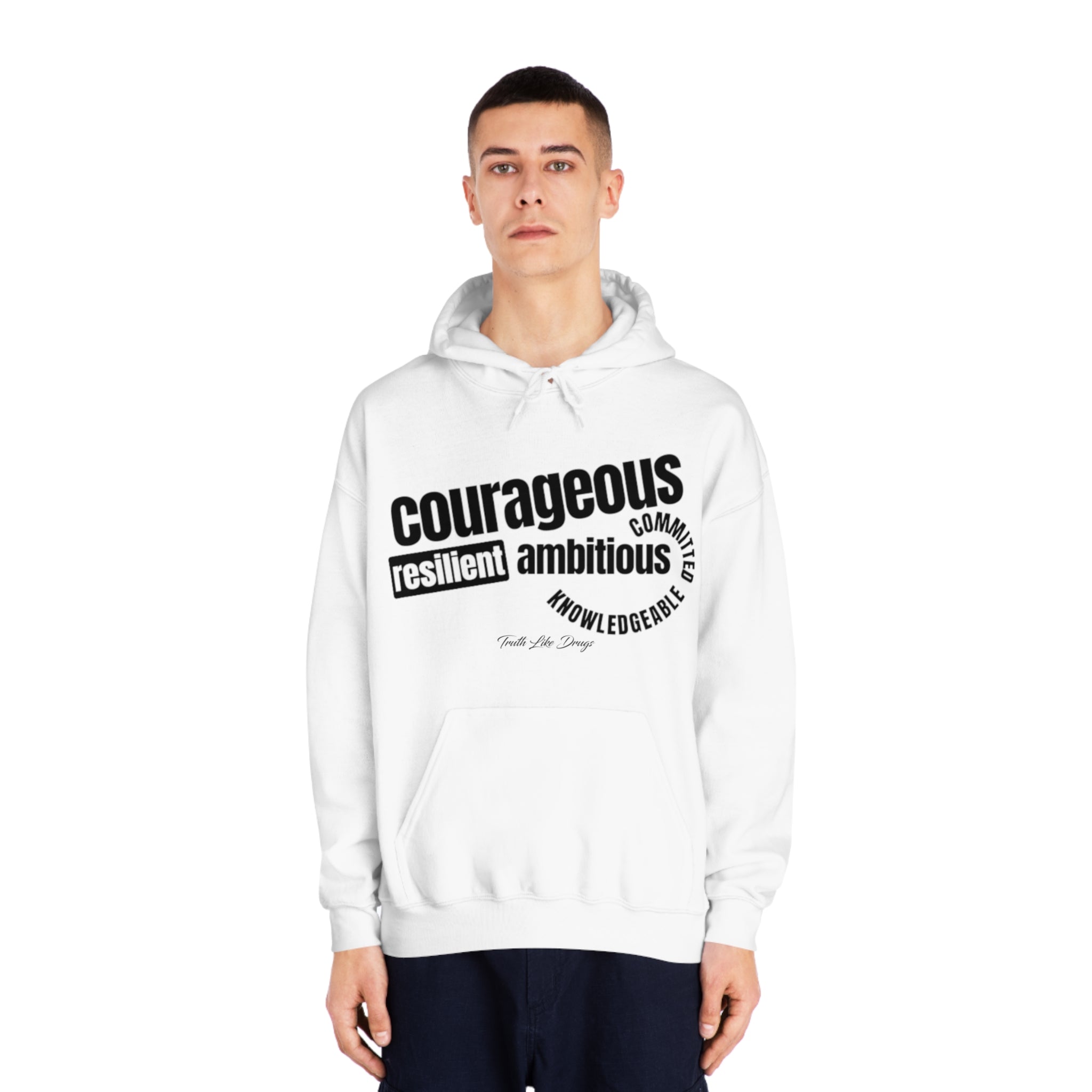 Courageous - Unisex DryBlend® Hooded Sweatshirt