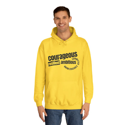 Courageous | Unisex College Hoodie