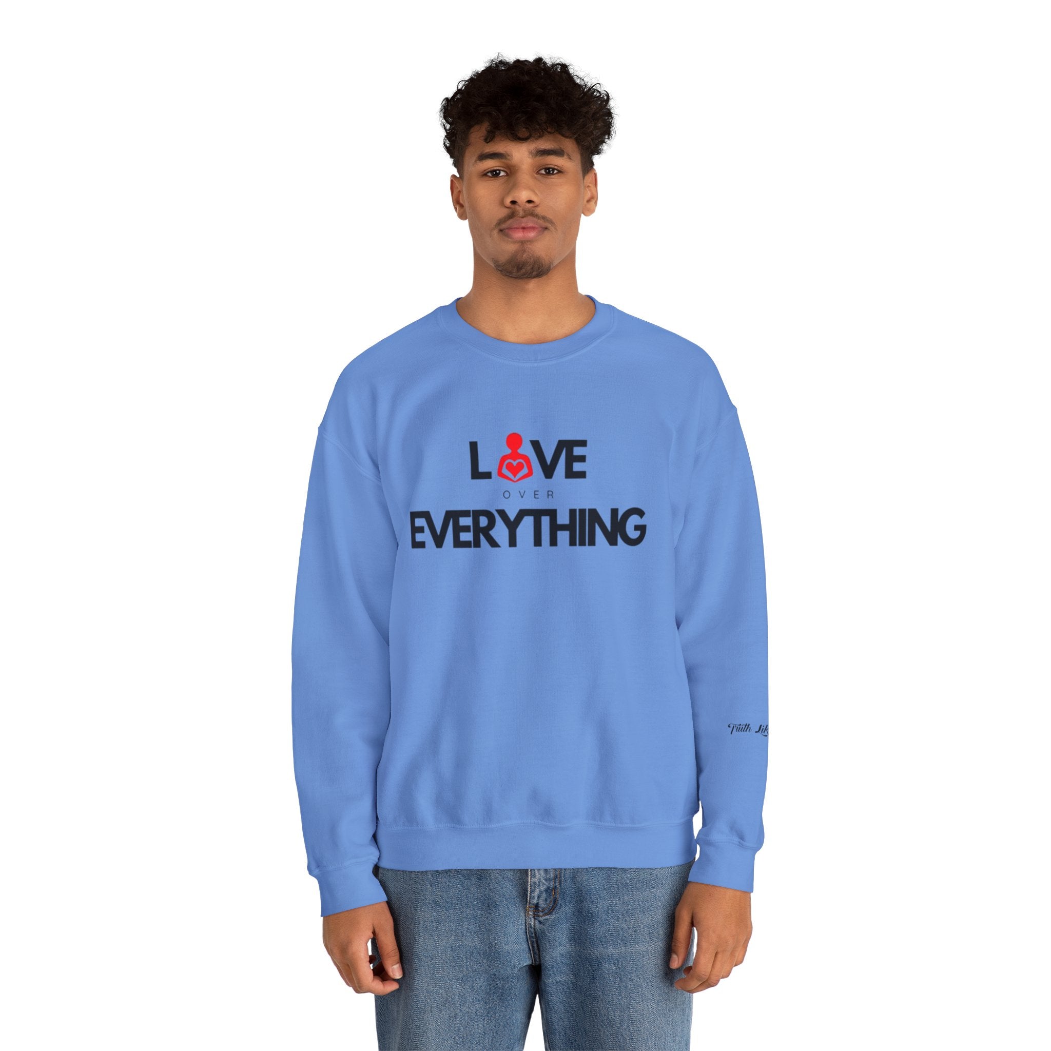 Love Over Everything  | Unisex Heavy Blend™ Crewneck Sweatshirt