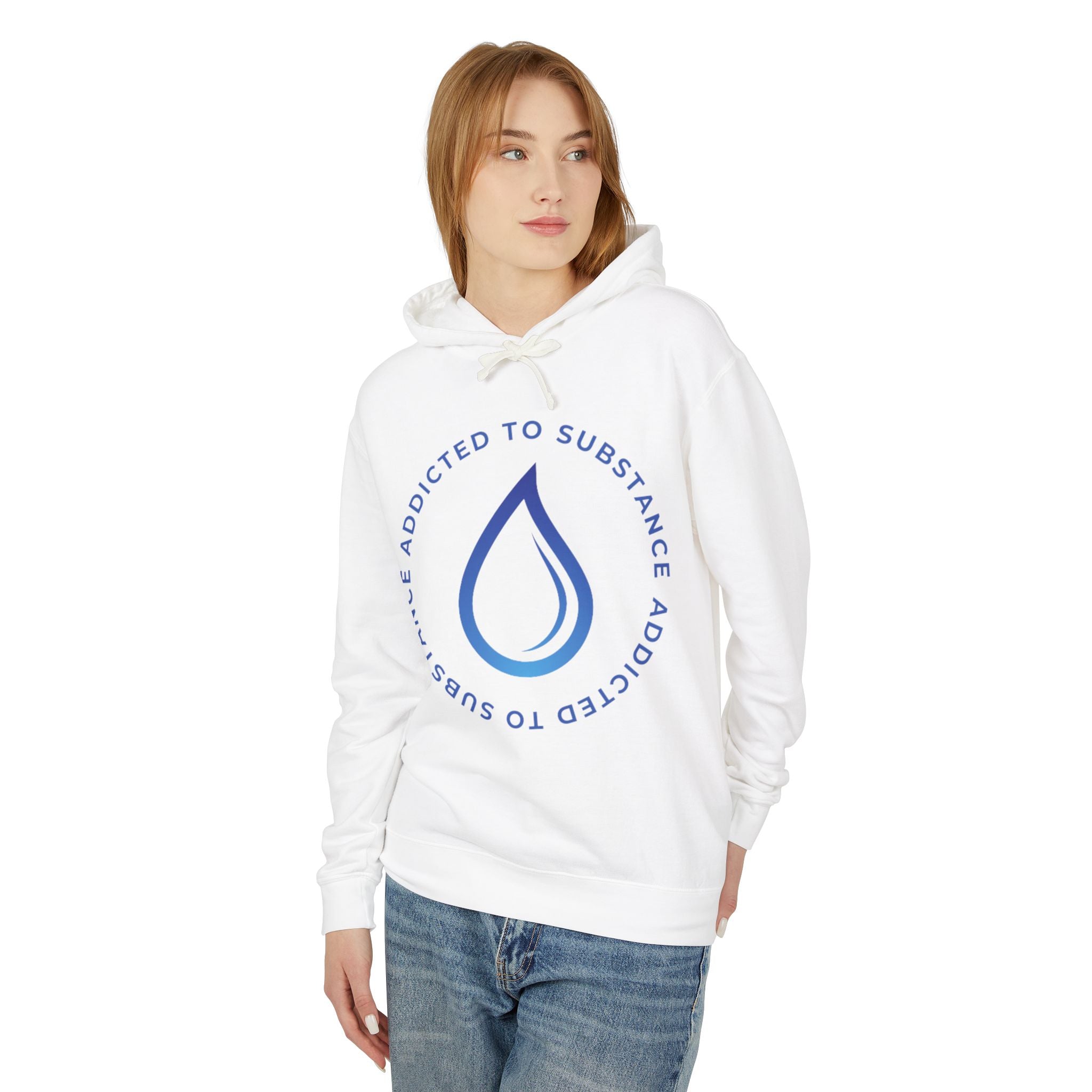 Women's Addicted to Substance Elements Hoodie  - Water |  Lightweight Hooded Sweatshirt