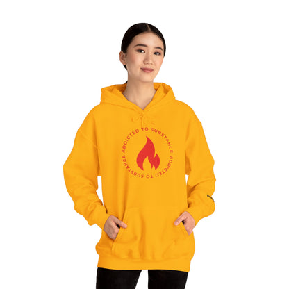 Women's Addicted To Substance Elements 2 Hoodie (Fire) | Heavy Blend™ Hooded Sweatshirt