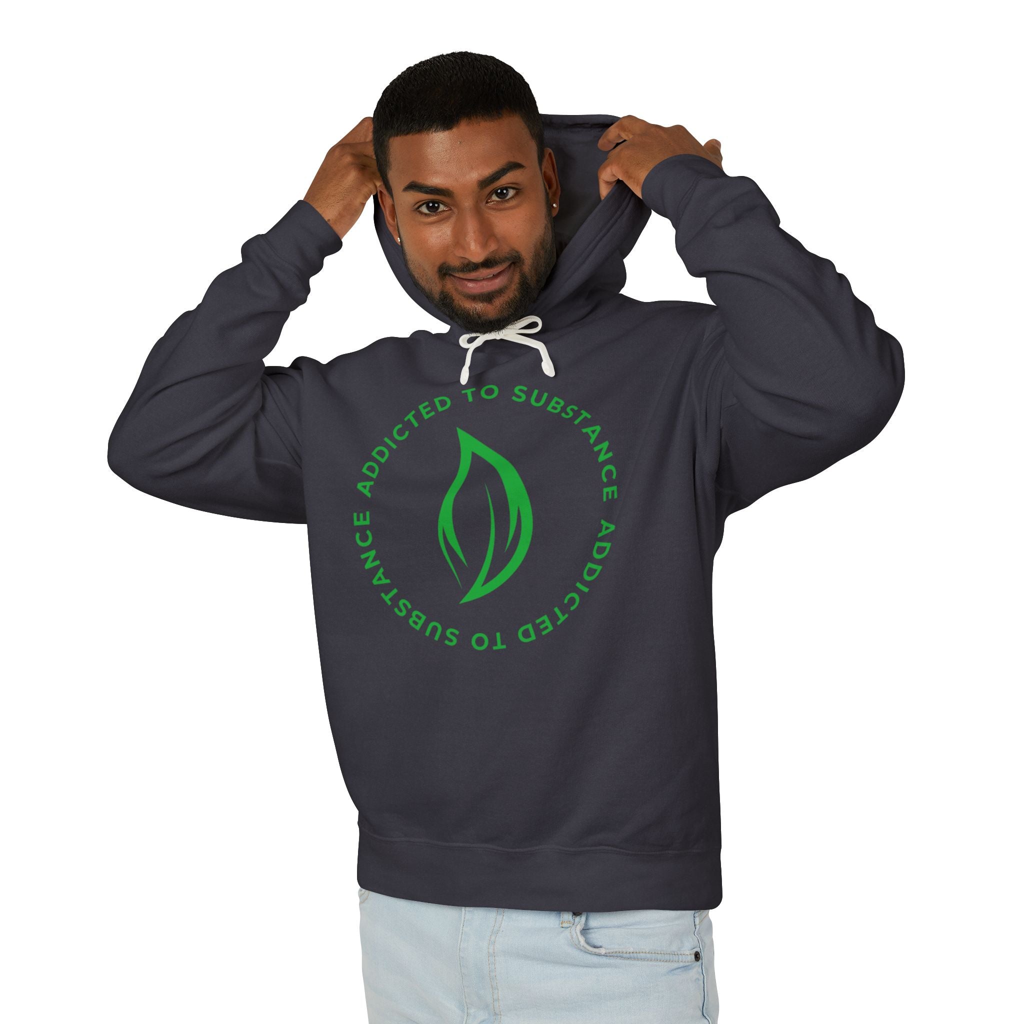 Men's Addicted To Substance Elements Hoodie - Earth | Lightweight Hooded Sweatshirt