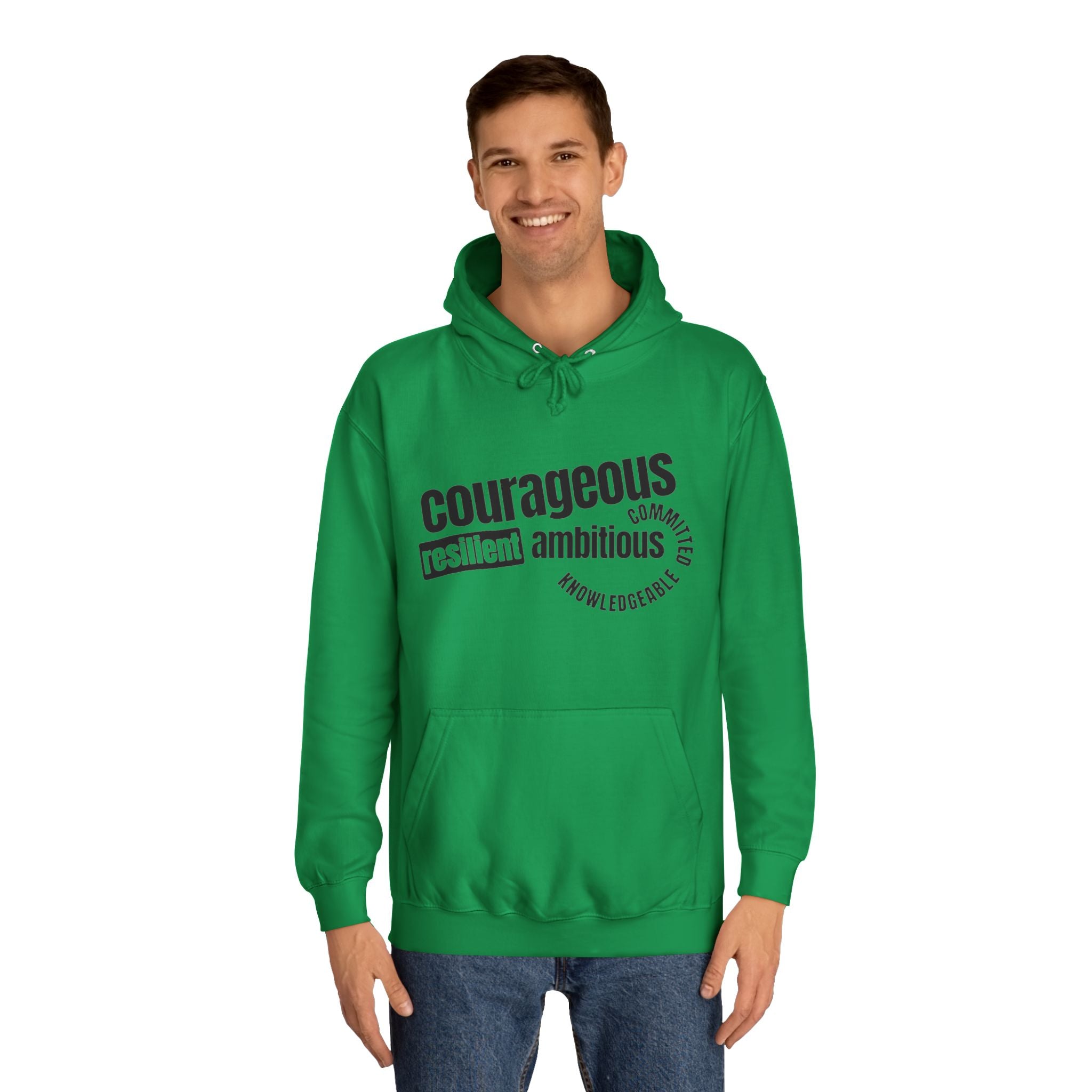 Courageous | Unisex College Hoodie