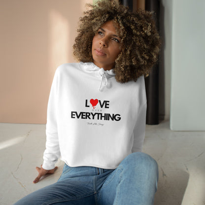 Love Over Everything | Crop Hoodie