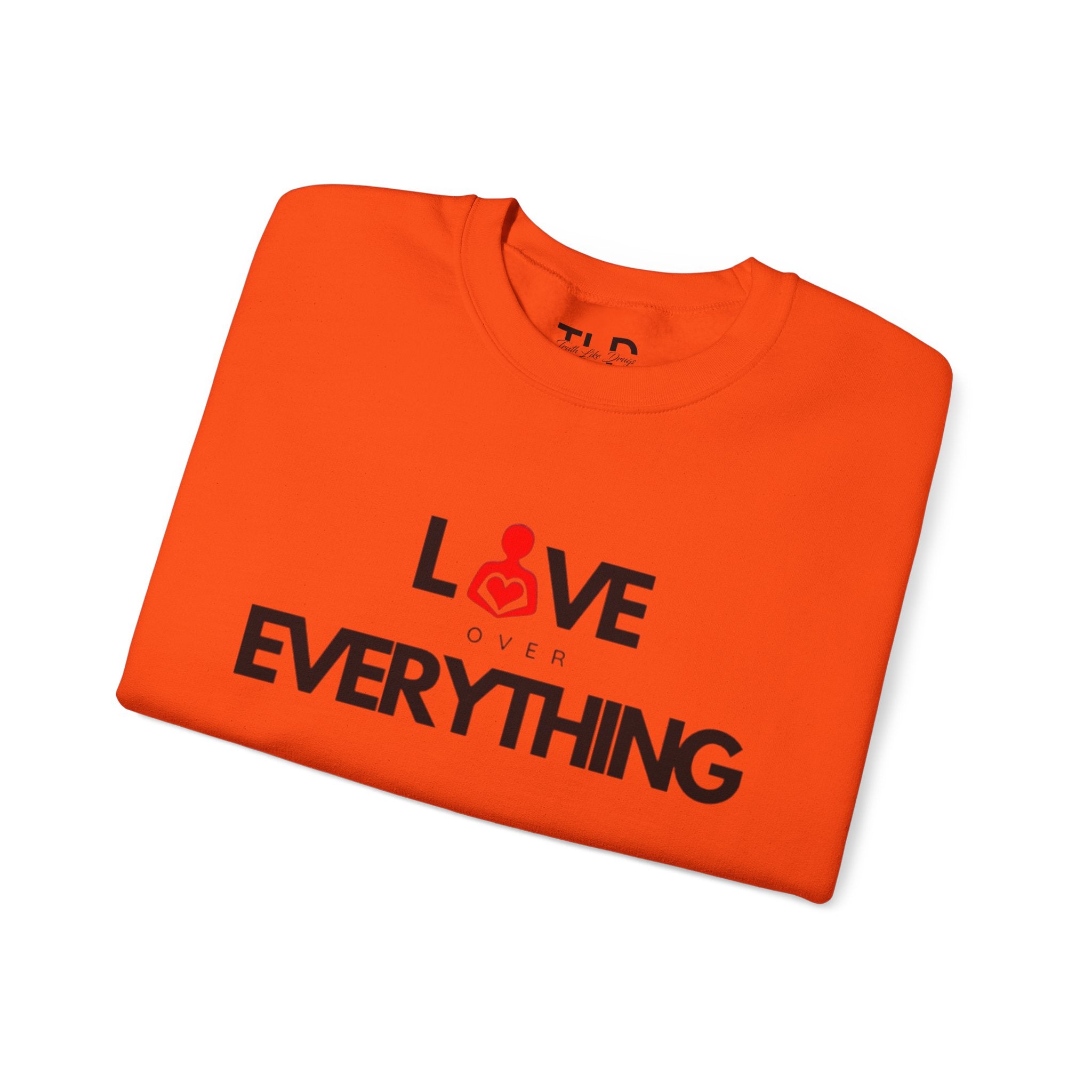 Love Over Everything  | Unisex Heavy Blend™ Crewneck Sweatshirt