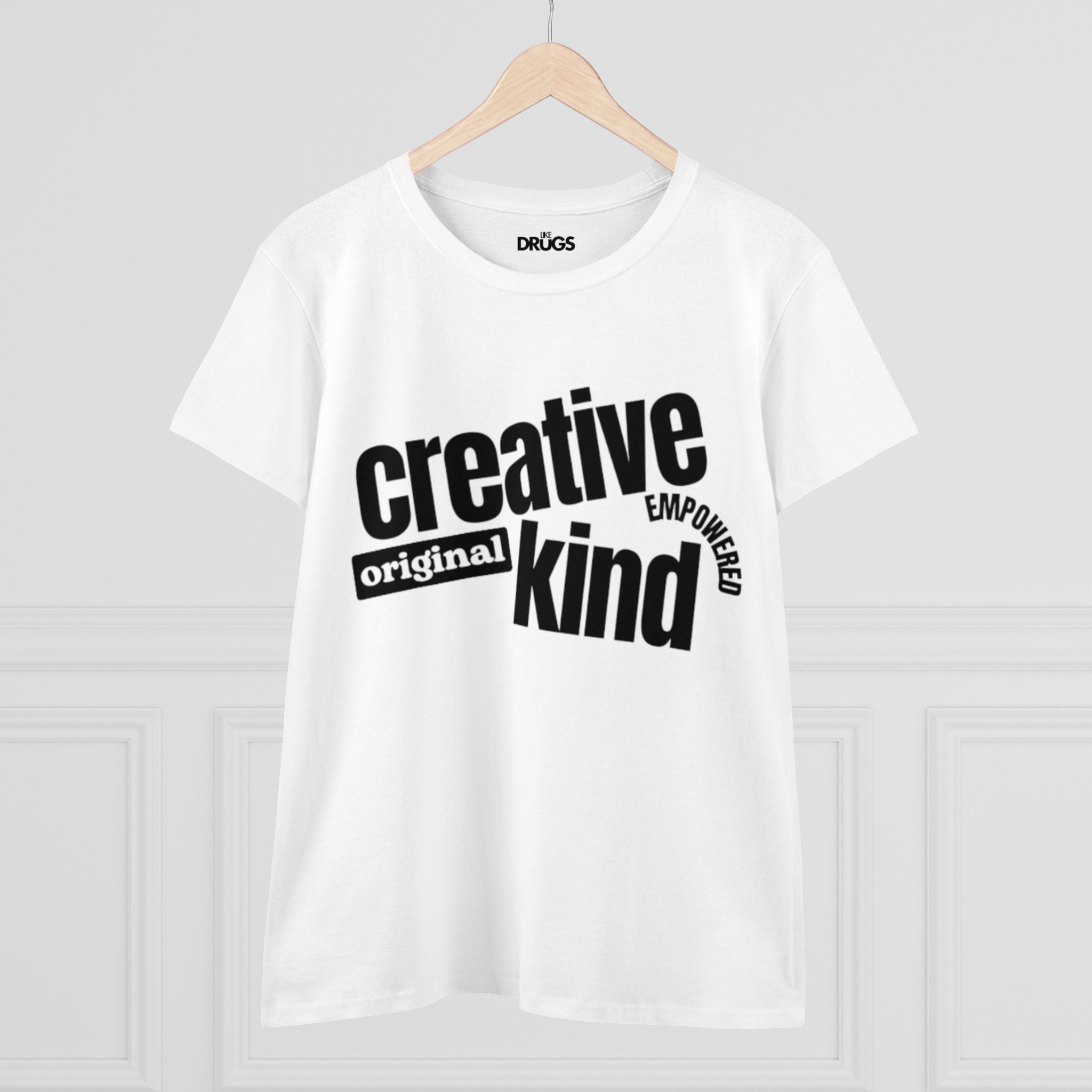 Creative Original Kind Empowered | Women's Midweight Cotton Tee