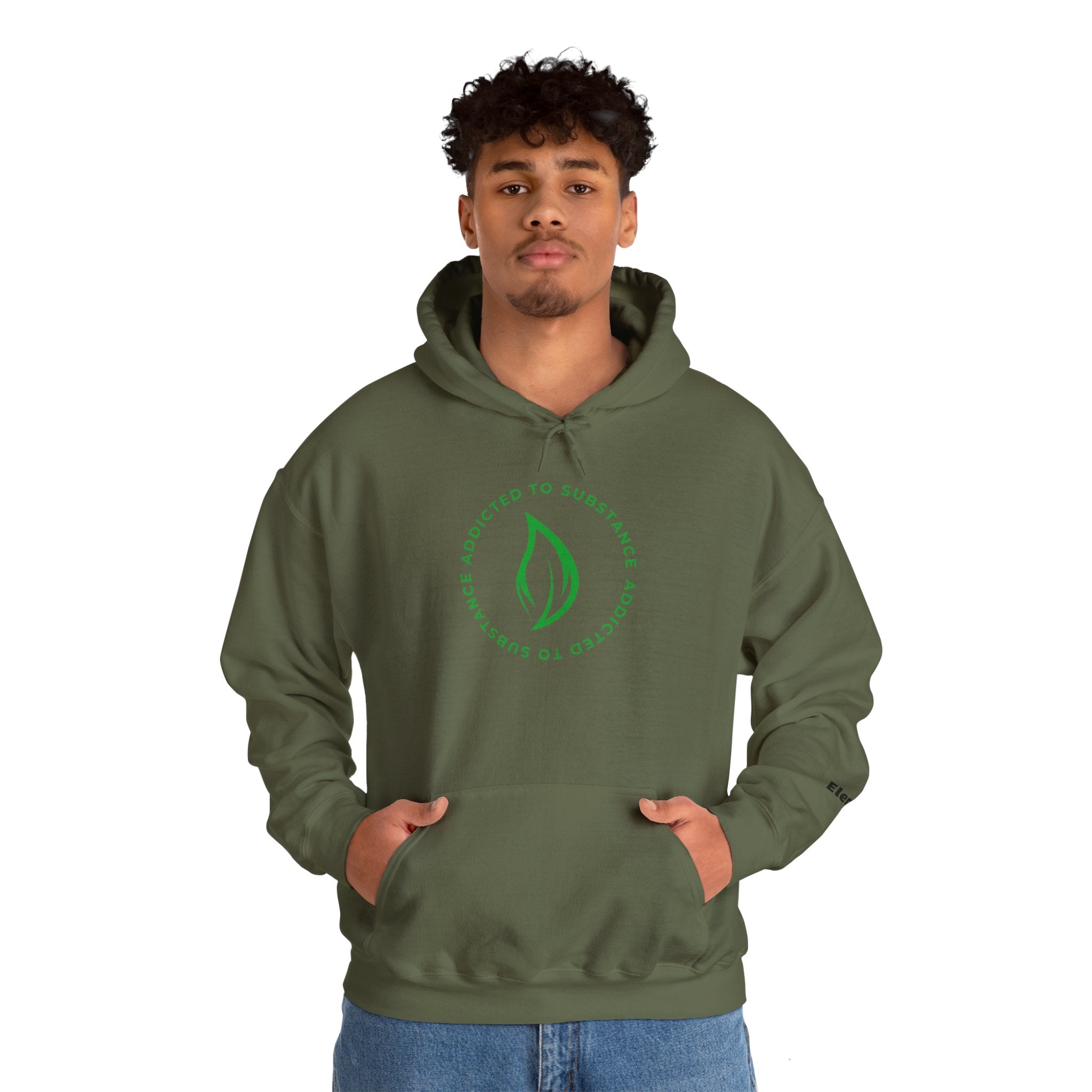 Men's Addicted To Substance Elements 2 Hoodie (Earth) | Heavy Blend™ Hooded Sweatshirt