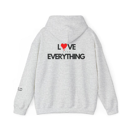 Love over Everything  TLD | Unisex Heavy Blend™ Hooded Sweatshirt