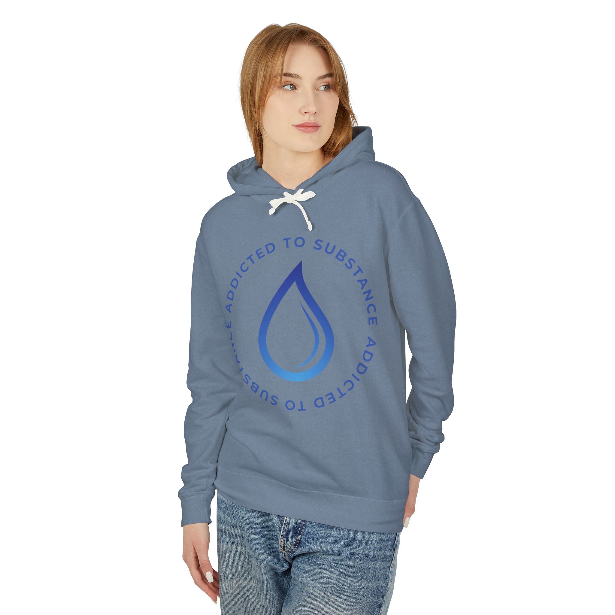 Women's Addicted to Substance Elements Hoodie  - Water |  Lightweight Hooded Sweatshirt