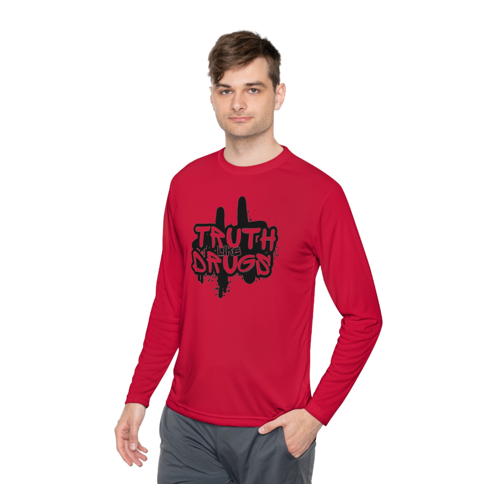 Truth Like Drugs Graffiti | Unisex Lightweight Long Sleeve Tee