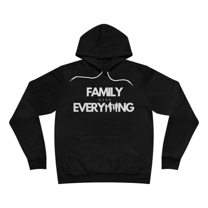 Family Over Everything | Unisex Sponge Fleece Pullover Hoodie (White)