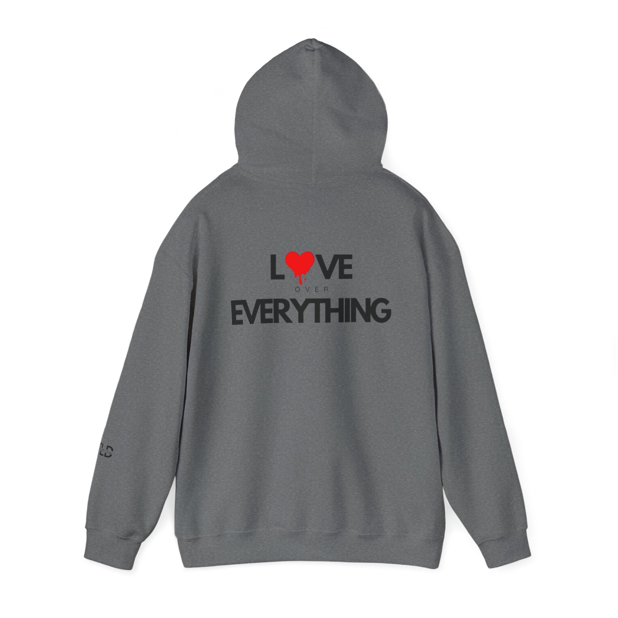 Love over Everything  TLD | Unisex Heavy Blend™ Hooded Sweatshirt