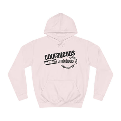 Courageous | Unisex College Hoodie