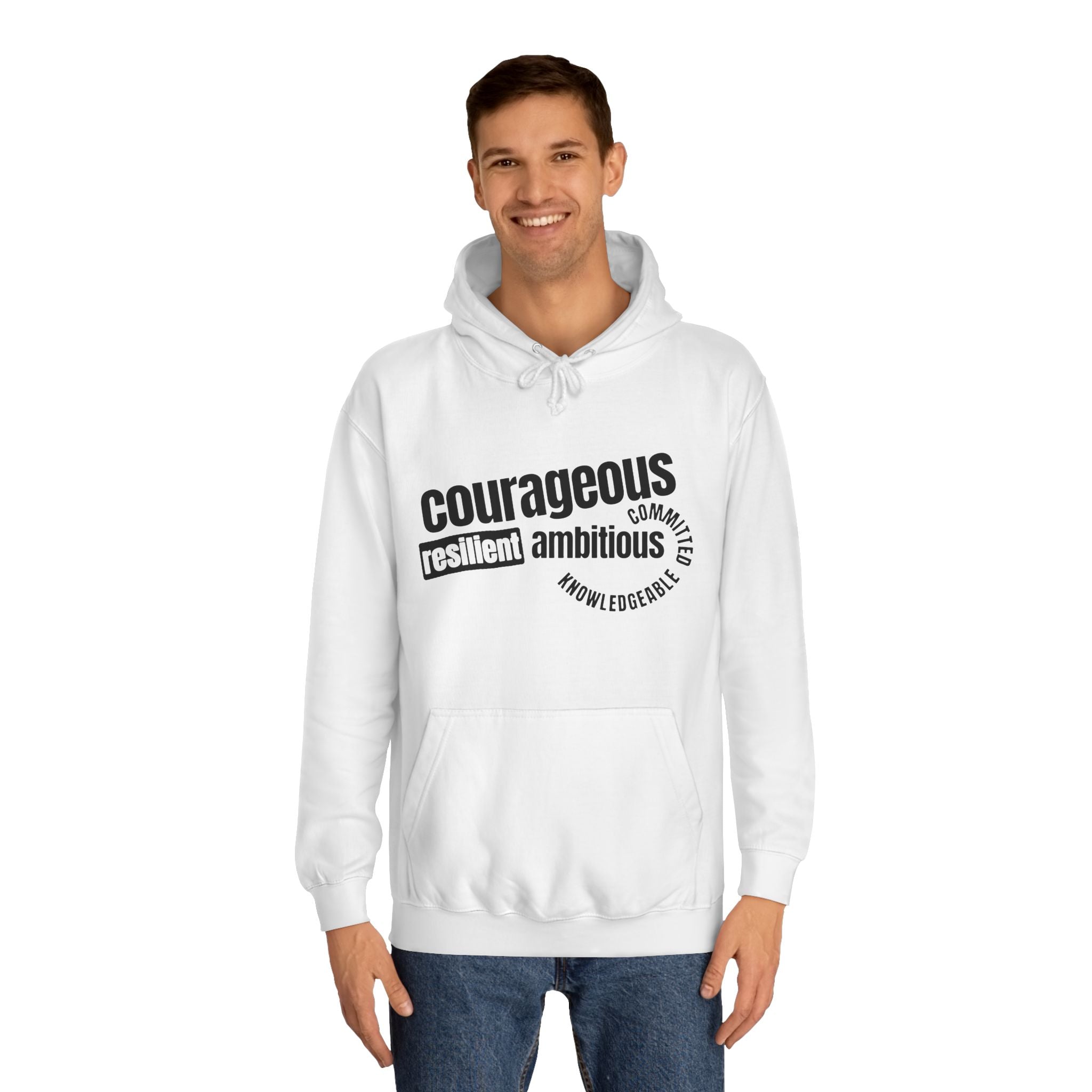 Courageous | Unisex College Hoodie