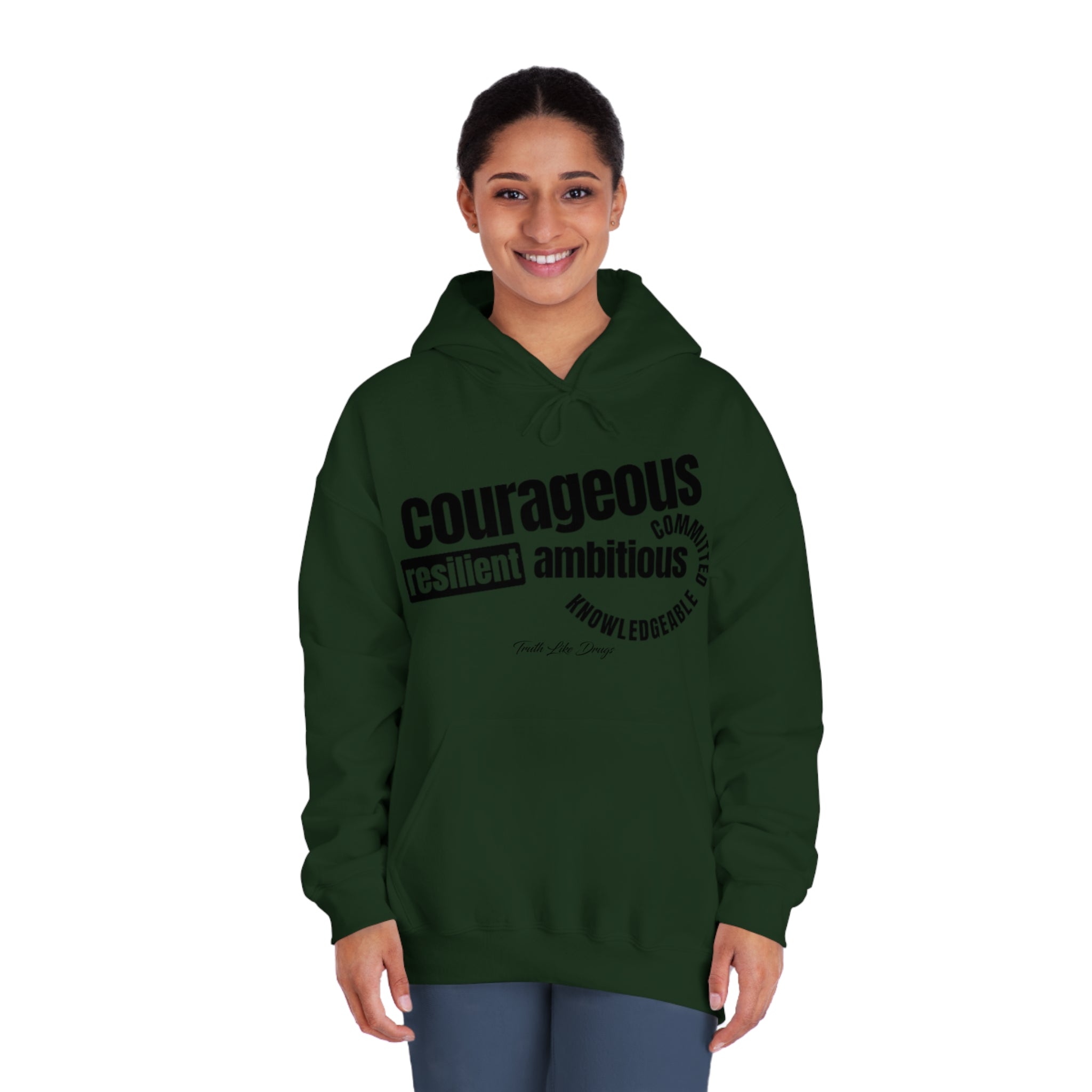 Courageous - Unisex DryBlend® Hooded Sweatshirt