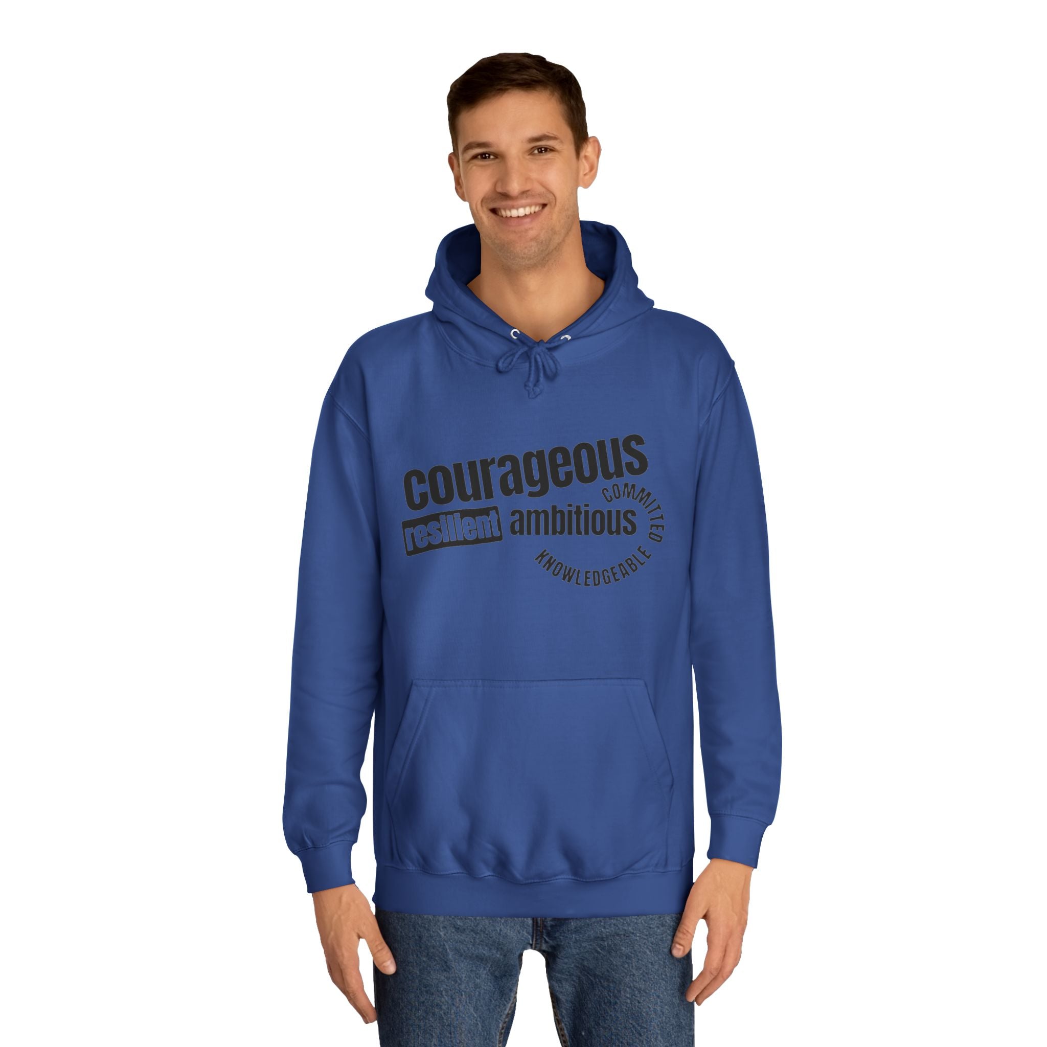 Courageous | Unisex College Hoodie