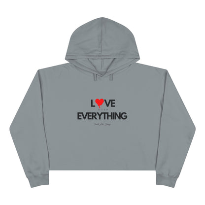 Love Over Everything | Crop Hoodie