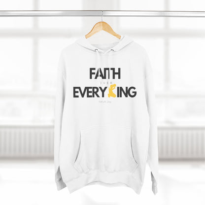 Faith Over Everything | Three-Panel Fleece Hoodie