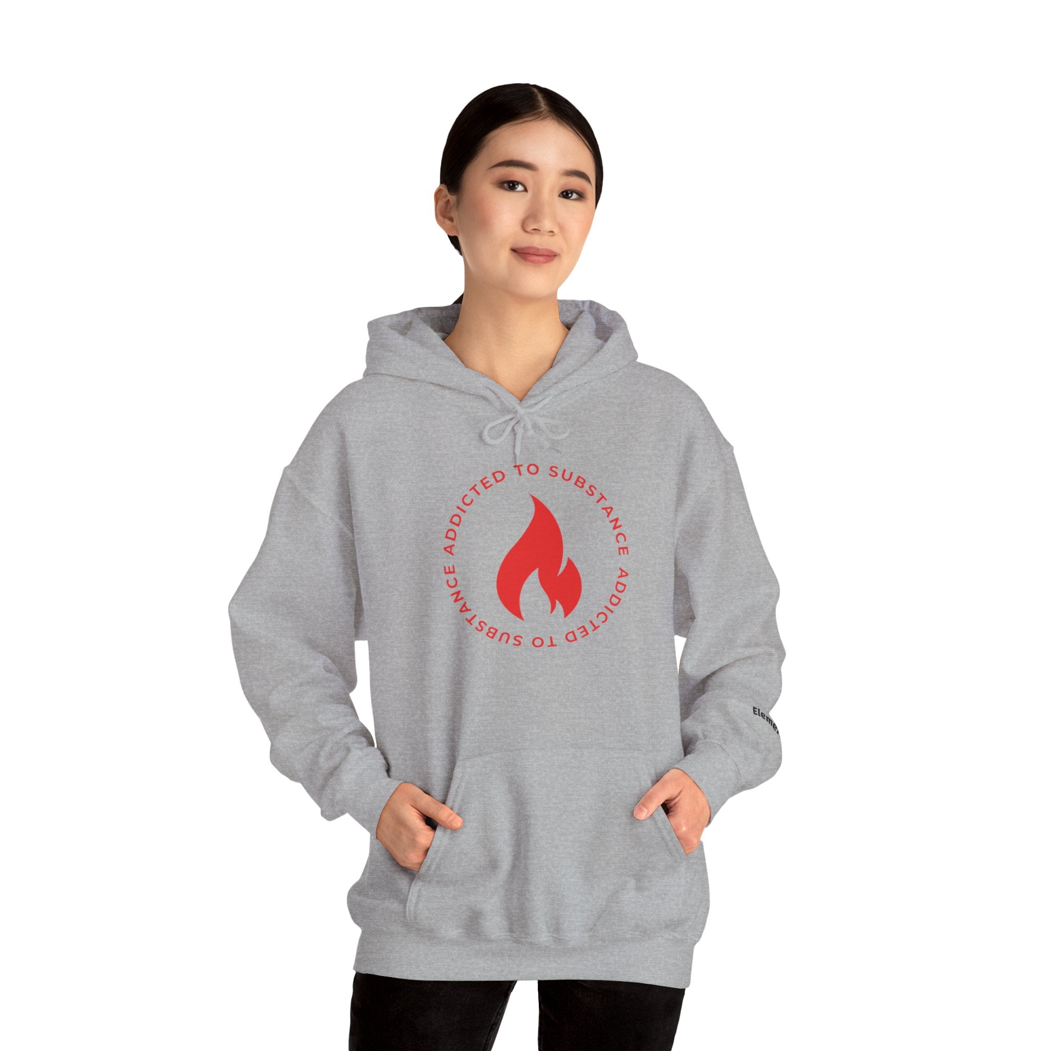 Women's Addicted To Substance Elements 2 Hoodie (Fire) | Heavy Blend™ Hooded Sweatshirt