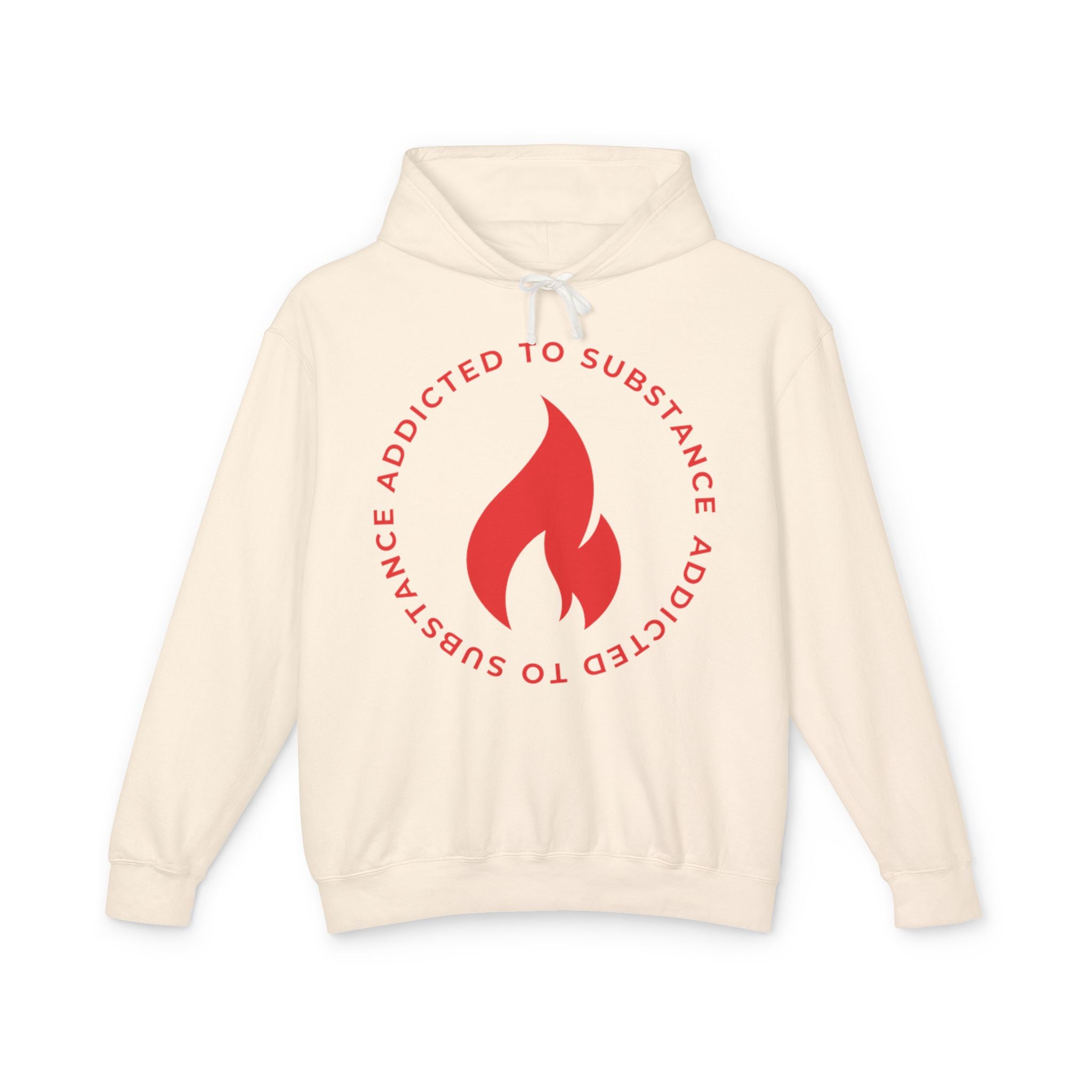 Women's Addicted to Substance Elements Hoodie - Fire | Unisex Lightweight Hooded Sweatshirt